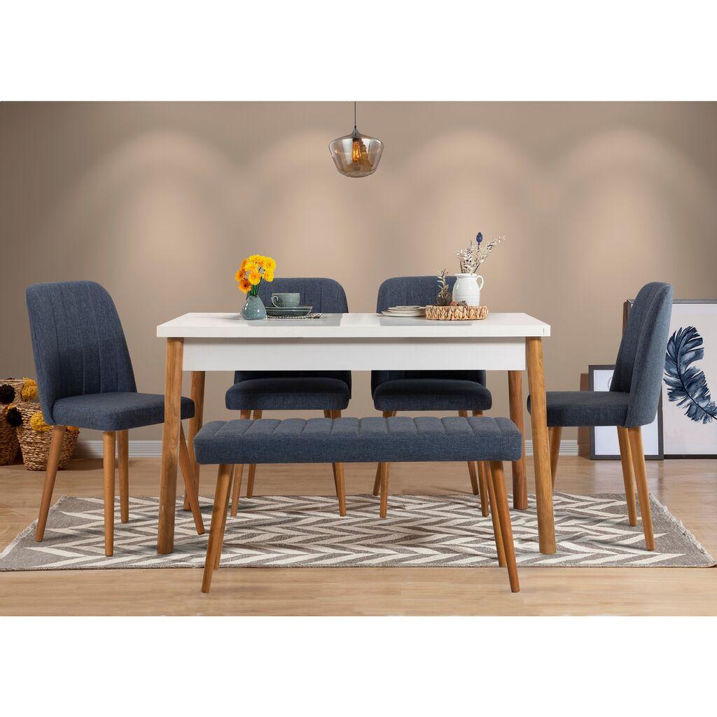 Hanah Home Trpezarijski set Costa 1048-2 AB, 6 delova,  Teget