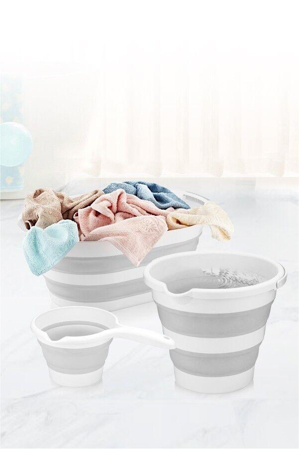 L'essentiel Maison CMSRS1 Set za pranje veša, Sivi