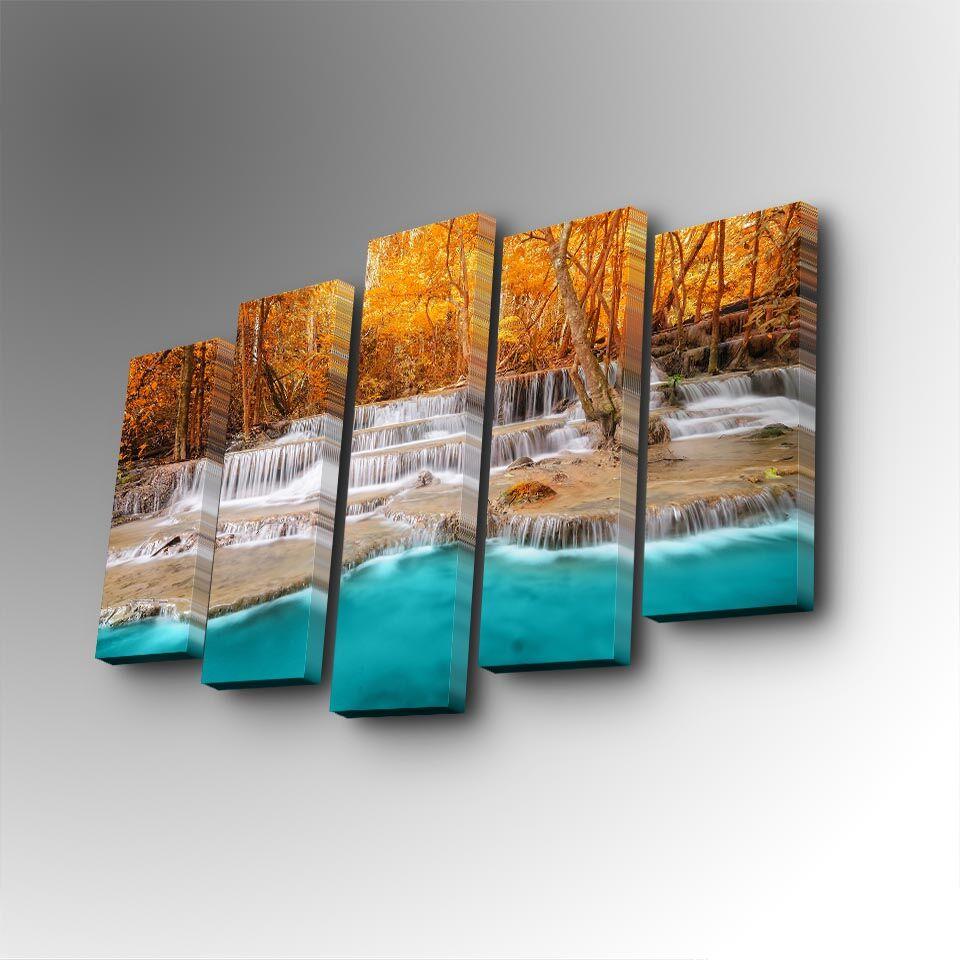 Wallity Slika 5PUC-136, 82 x 50 cm, 5 delova