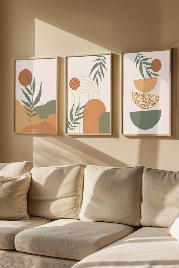 Wallity Uramljena slika Artvmodel21, 33x48 cm, 3 dela