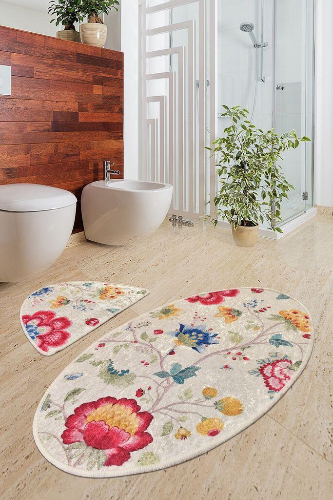 L'essentiel Maison Kupatilski otirač Arya Oval, 2 komada, Šareni