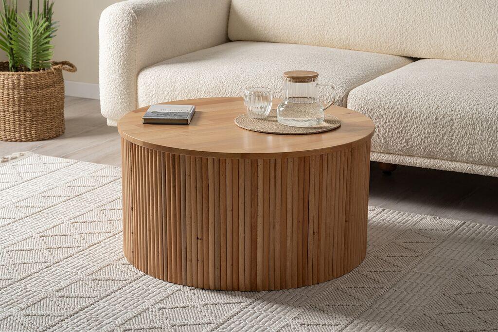 Hanah Home Klub sto Lugias, 80x43x80 cm, Boje peska