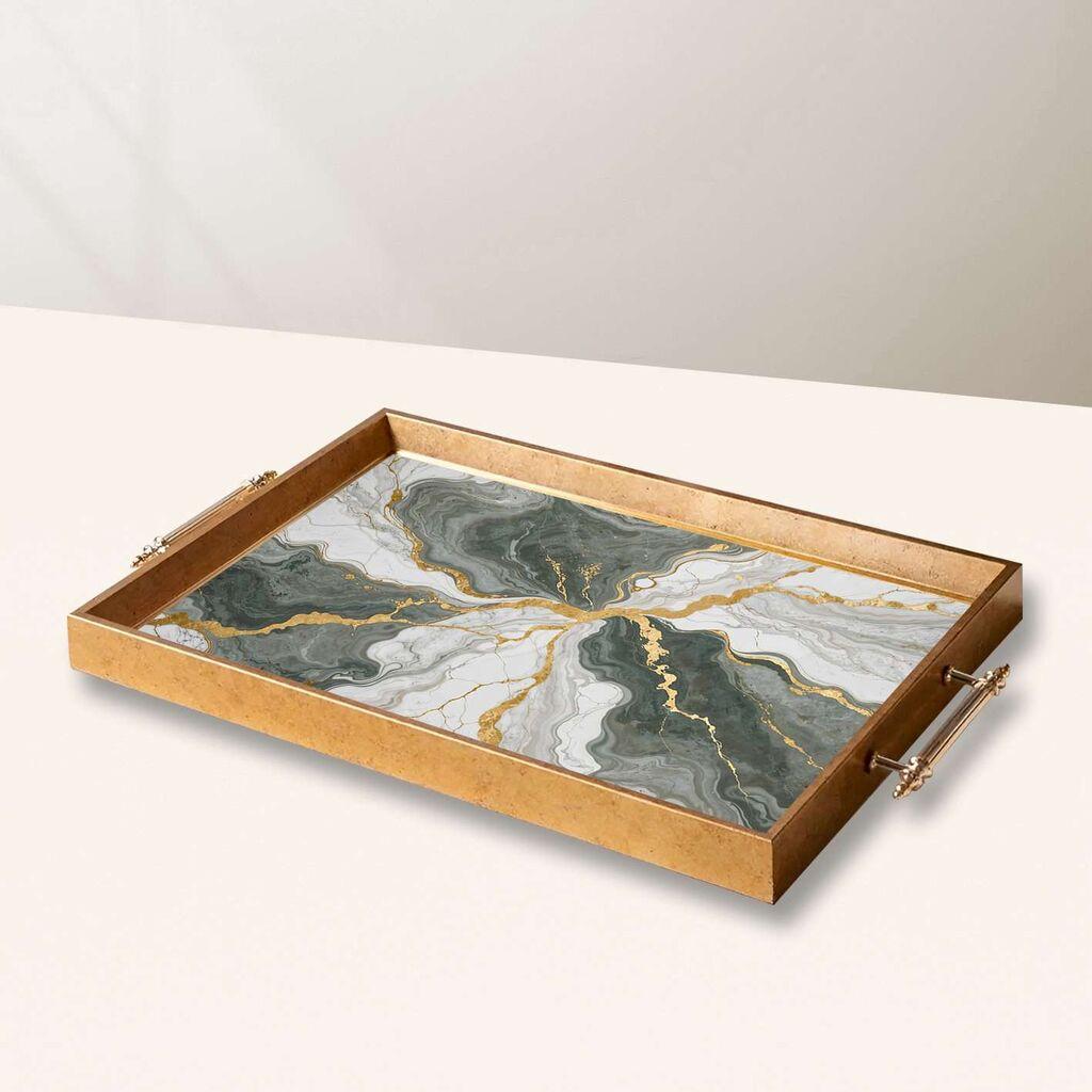Aberto Design Poslužavnik TPEA10014 50 x 29 x 3.5 cm, Šareni