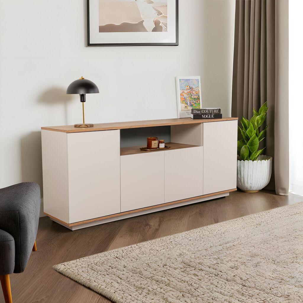 Hanah Home Konzolni sto Arista, 180x75x44.5 cm, Krem