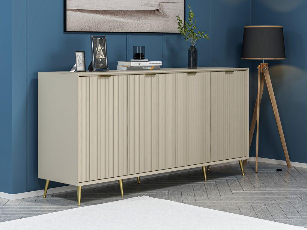 Hanah Home Konzola Luxe, 180x90x45 cm, Krem