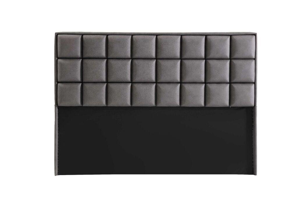 Hanah Home Uzglavlje za krevet Abella, 107x132x5 cm, Sivo