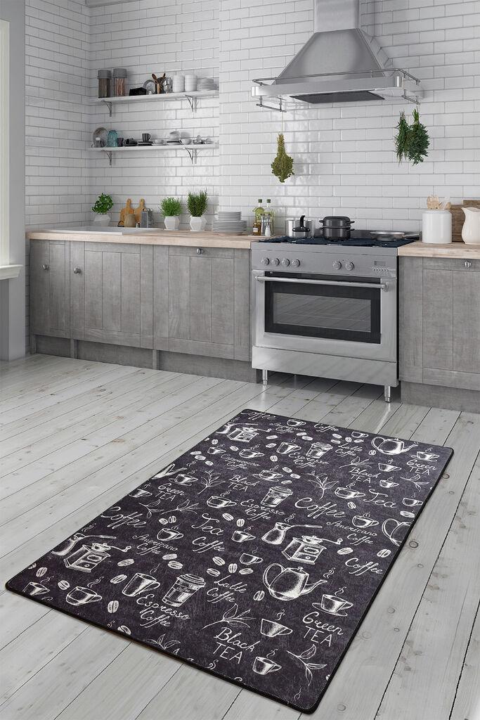 Conceptum Hypnose Tepih Cappuccino, 60x140cm, Crni
