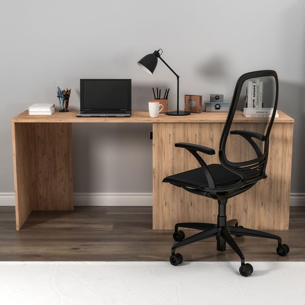 Hanah Home Radni sto Akser, 180x73.8x47 cm, Smeđi