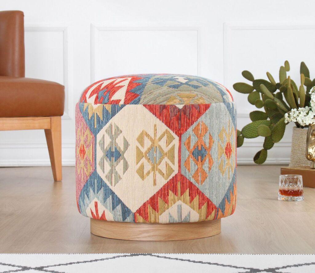 Atelier del Sofa Tabure Ferruz, 42x43x42cm, Šareni