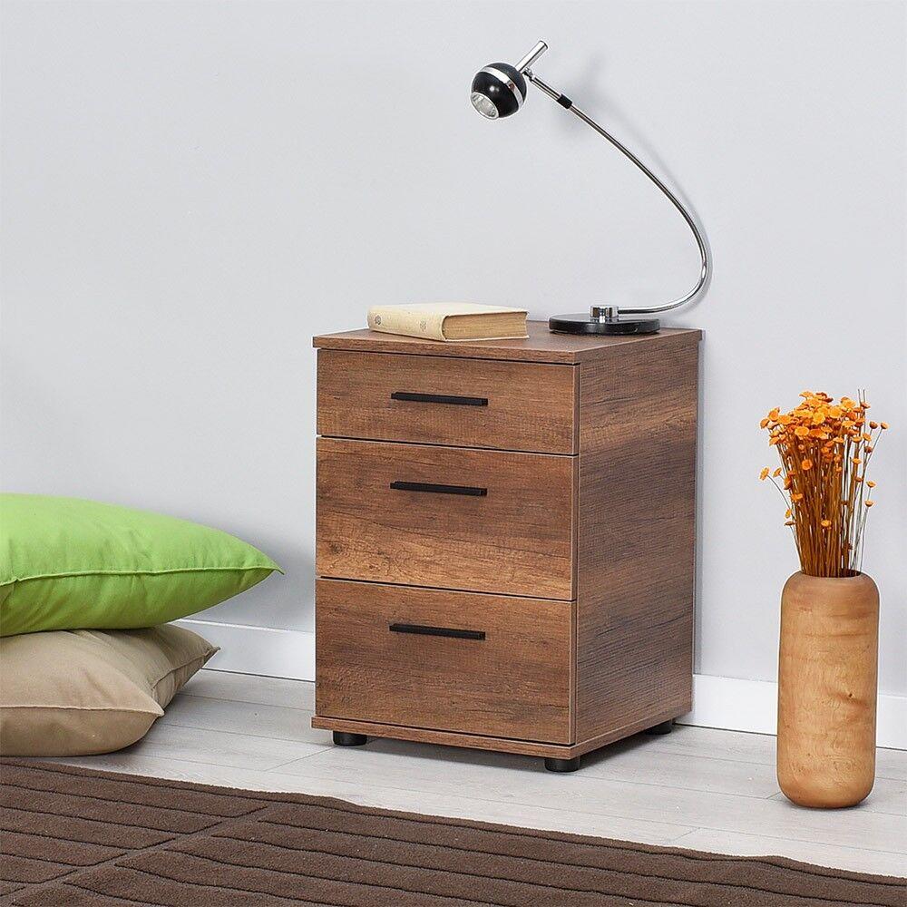 Hanah Home Noćni ormarić Kmd-530-Oo-1, 40x57x39 cm, Braon
