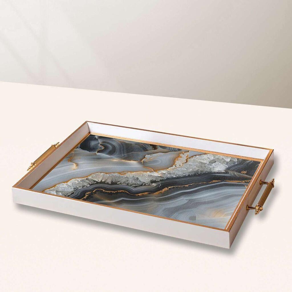 Aberto Design Poslužavnik TPB10047 50 x 29 x 3.5 cm, Šareni