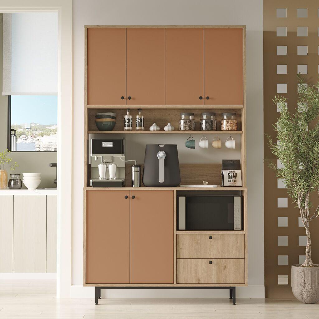 Hanah Home Komoda RE7-SK, 120x205x35.5 cm, Braon