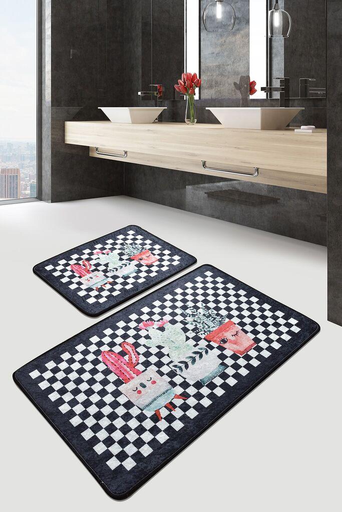 L'essentiel Maison Set 2 prostirke za kupatilo Šareni