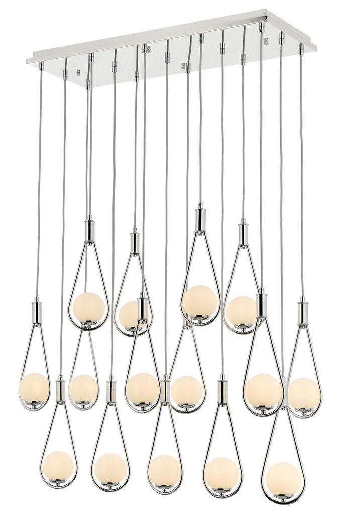 Opviq Luster Av-4316-K30X85, 115 x85x35 cm, Srerbrne boje