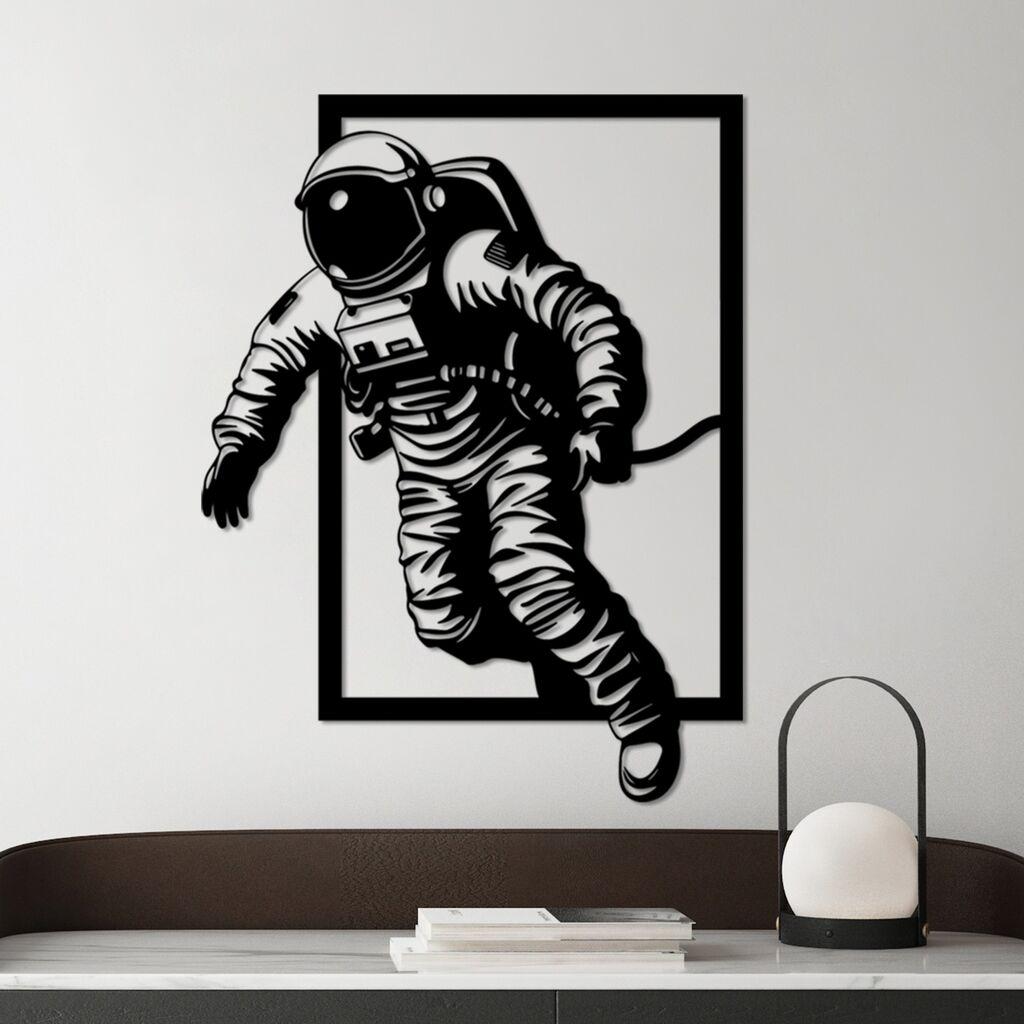 Wallity Zidna dekoracija Out Space, 69 x 52 cm,  Crna