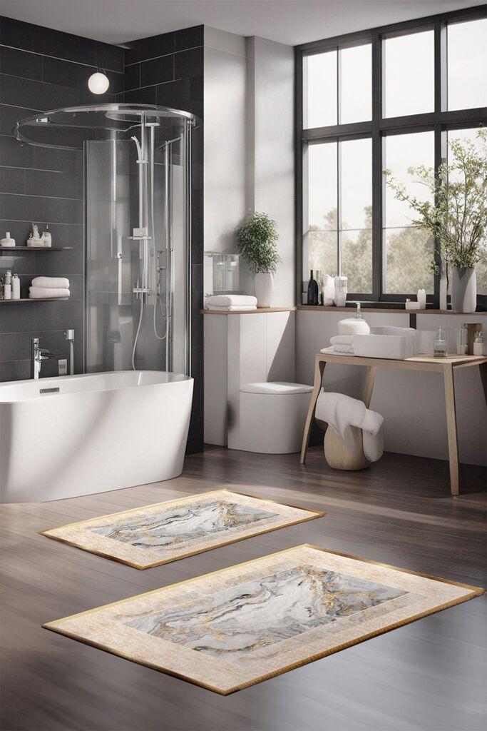 L'essentiel Maison Set Podloga za kupatilo CT-5008, Šarena