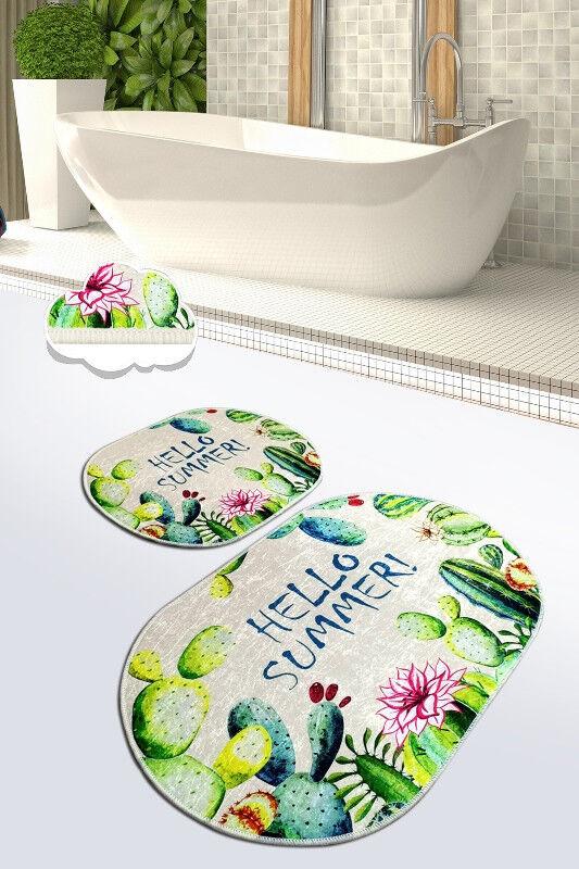 L'essentiel Maison Set 2 prostirke za kupatilo Šareni