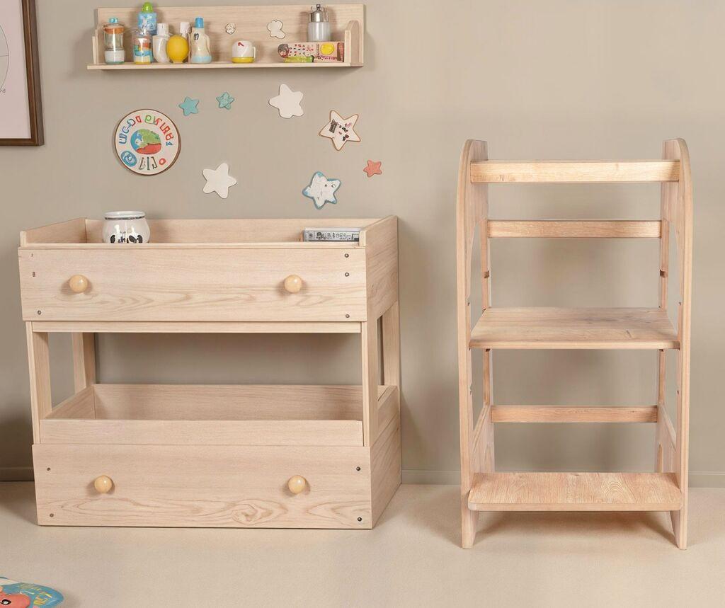 Hanah Home Stolica za decu BLTYZ-AKTV036, 50x90x50 cm, Hrast