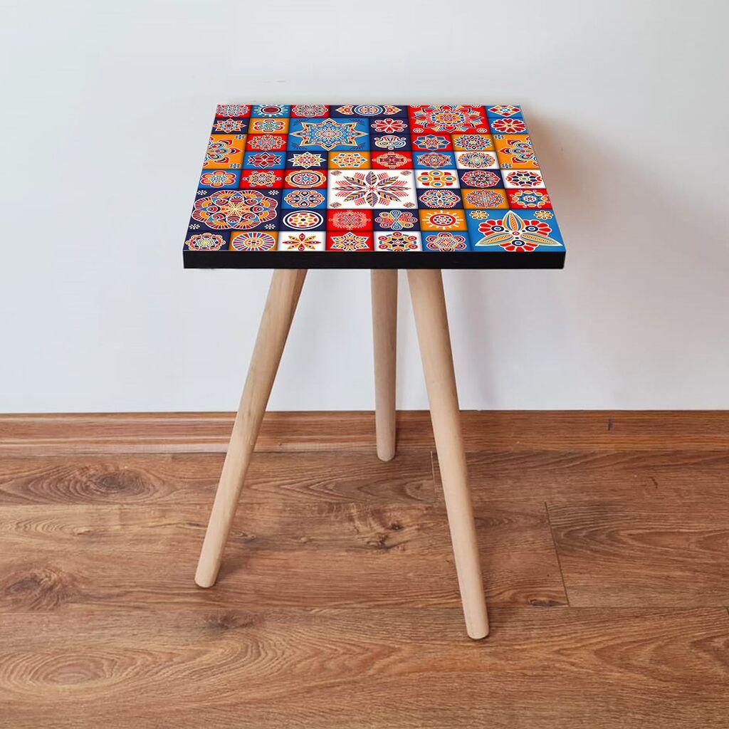 Hanah Home Klub sto Shp7, 35x42x35 cm, Šareni