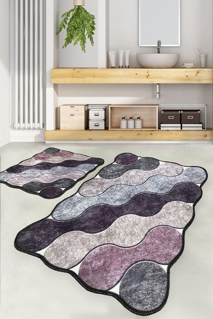 L'essentiel Maison Kupatilski otirači, Circle Purple, 2 komada