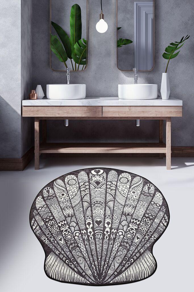 L'essentiel Maison Prostirka za kupatilo 100cm Crno-Bela