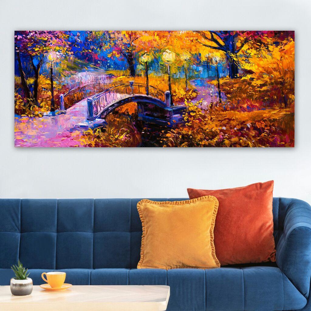 Wallity Slika na platnu 50x120cm