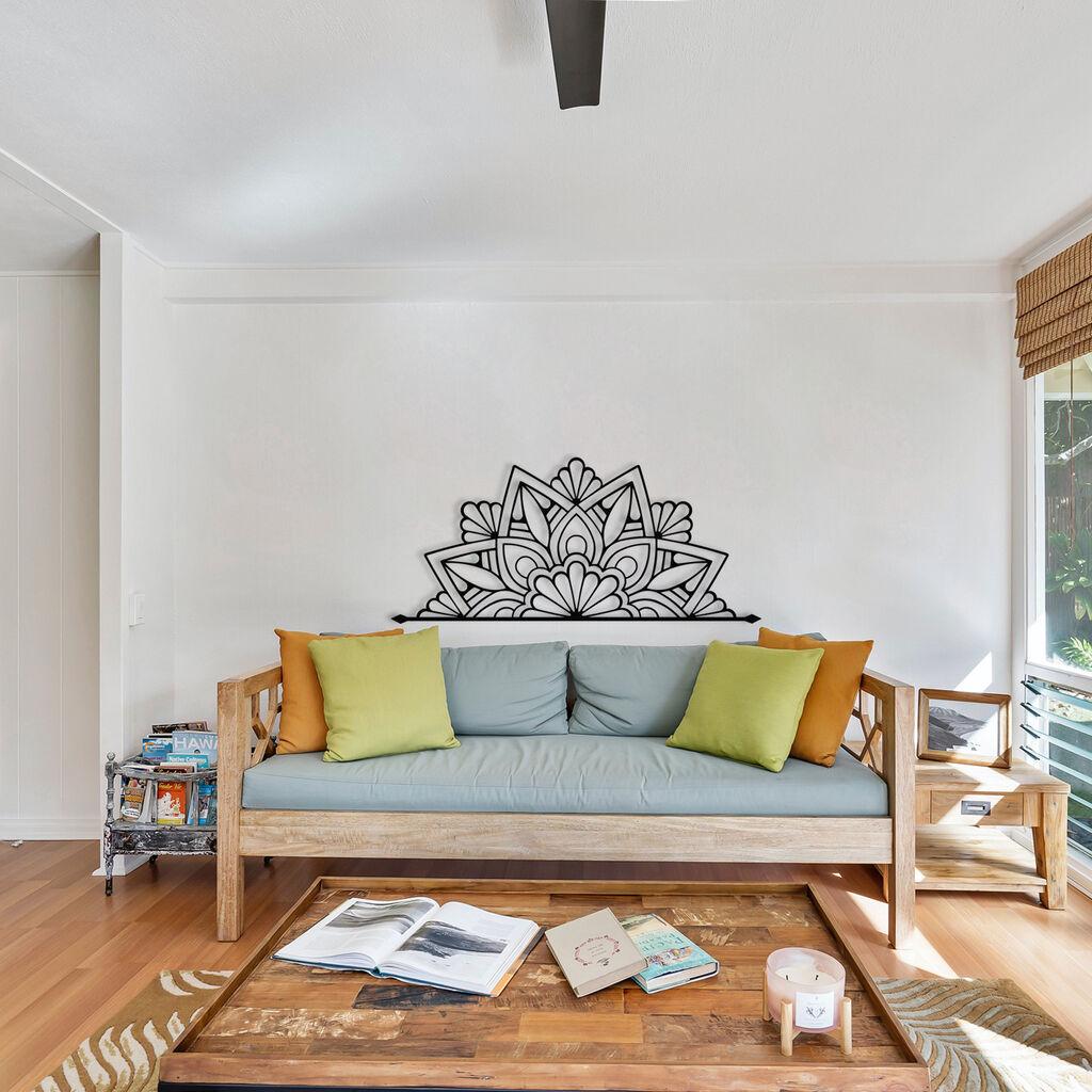 Wallity Zidna dekoracija Guzeste, 150x70cm, Crna