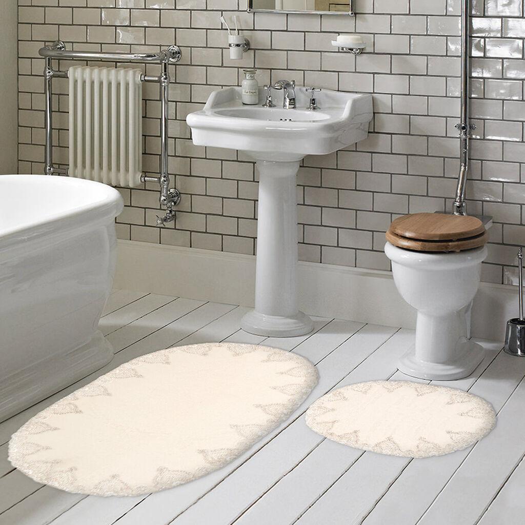 L'Essentiel Maison Set kupatilskih prostirki Pinneapple, 2 komada, Bež