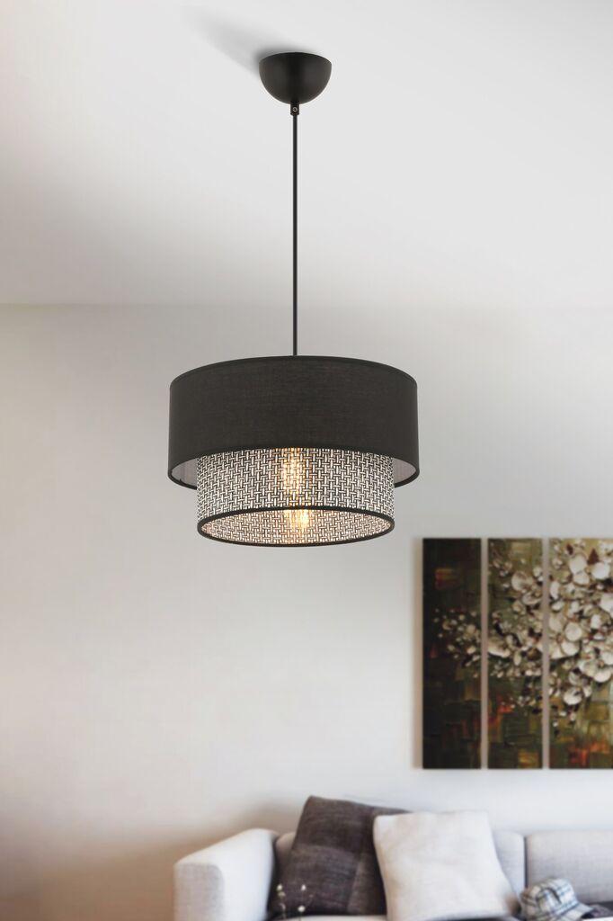 Opviq Luster Echo, 30x30cm, Crni
