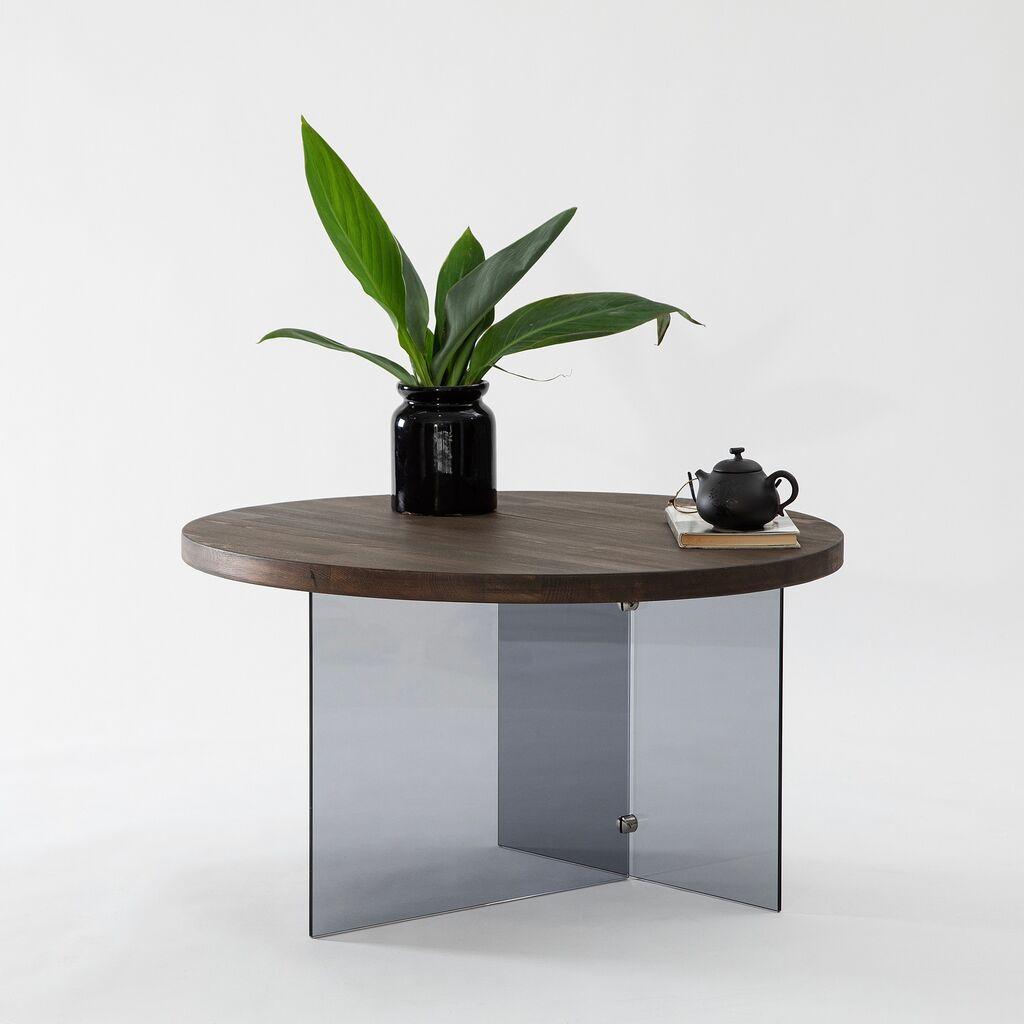 Hanah Home Klub sto Serenity, 70x40x cm, Braon