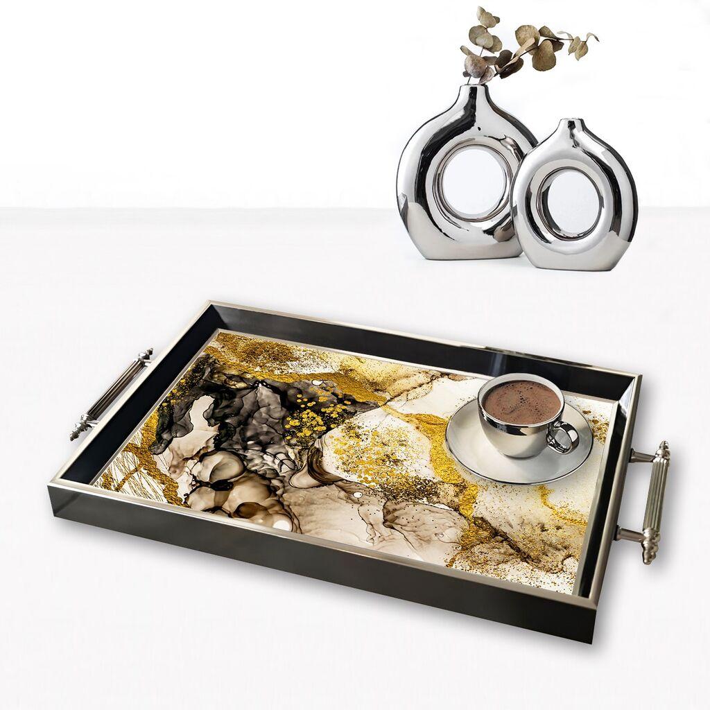 Aberto Design Poslužavnik TPG9868 50 x 29 x 3.5 cm, Šareni