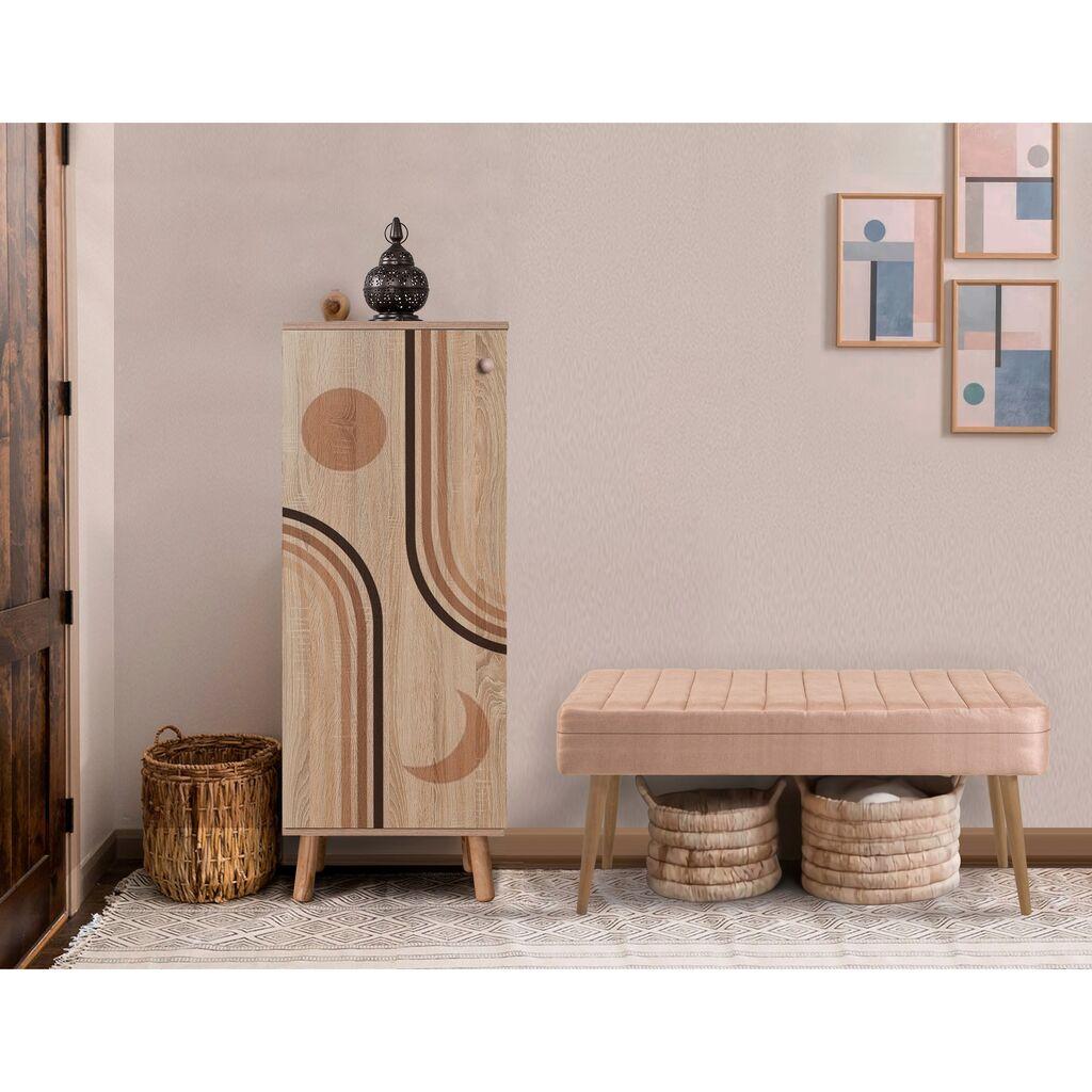 Hanah Home Set Nameštaj za hodnik Vegas 934 0900, Prljavo roze