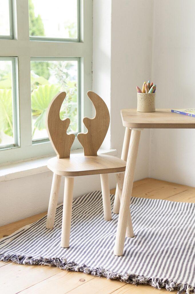 Hanah Home Dečija stolica Deer, 30x25x30 cm, Braon
