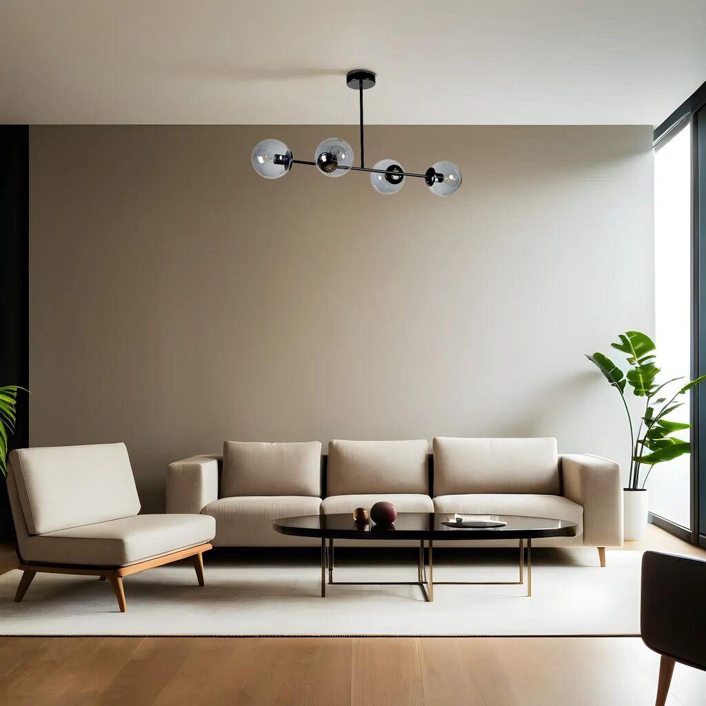Opviq Luster Favori, 90 cm, 40W, Crni