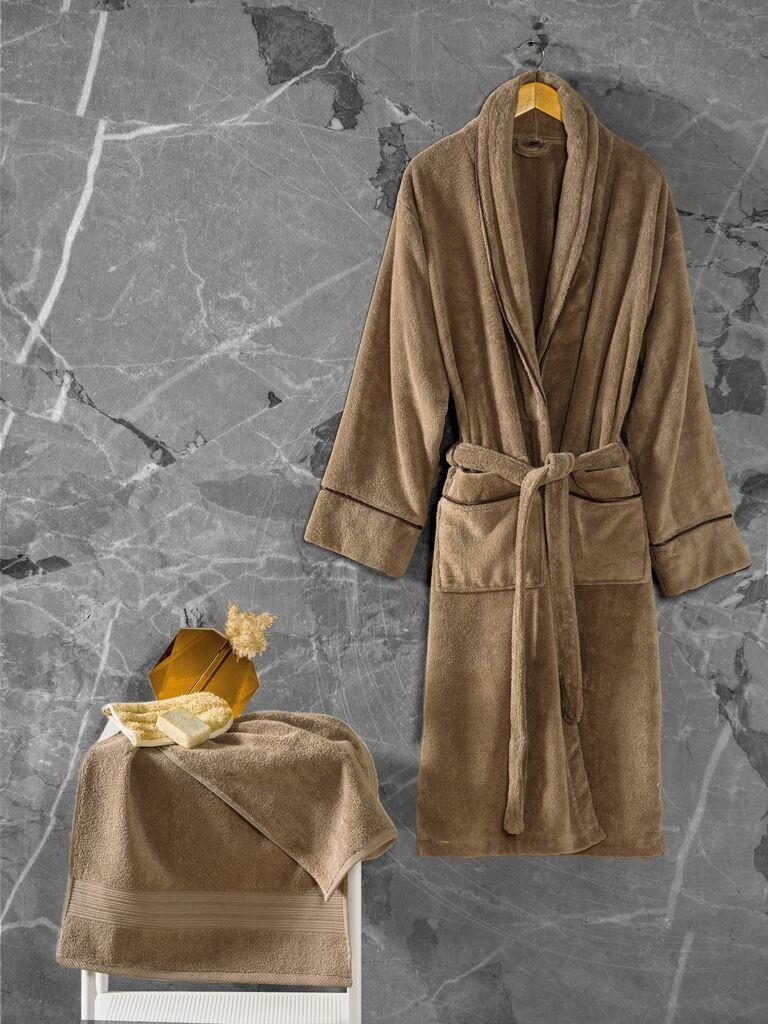Conceptum Hypnose Set bademantil sa peškirom Exclusive, Bež