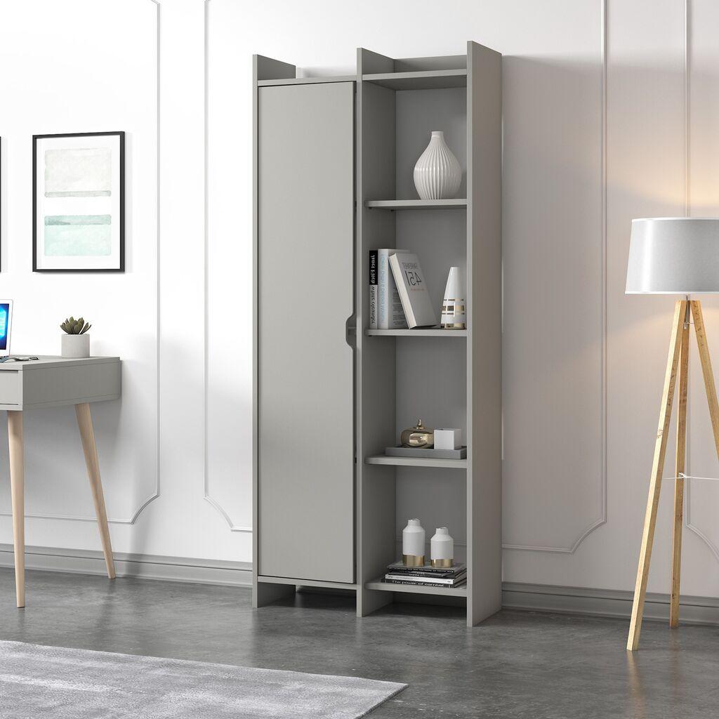 Hanah Home Polica za knjige Offer, 70x180x30 cm, Siva