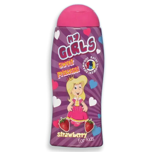 My Girls Dečiji šampon i gel za tuširanje za decu 2u1 Princess, 300ml