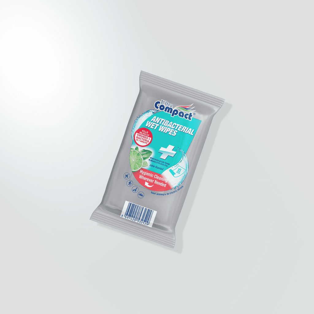 Ultra Compact Vlažne maramice Antibacterial, 15 komada