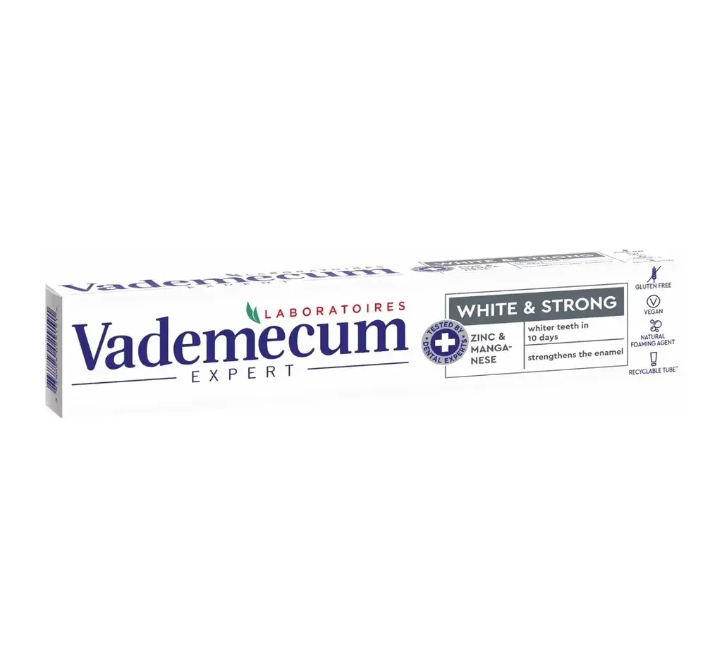 Vademecum Pasta za zube Pro White & Strong, 75 ml