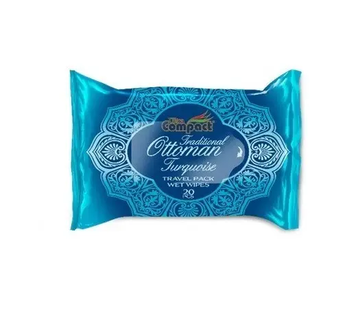 Ultra Compact Vlažne maramice Travel turquoise, 20 komada