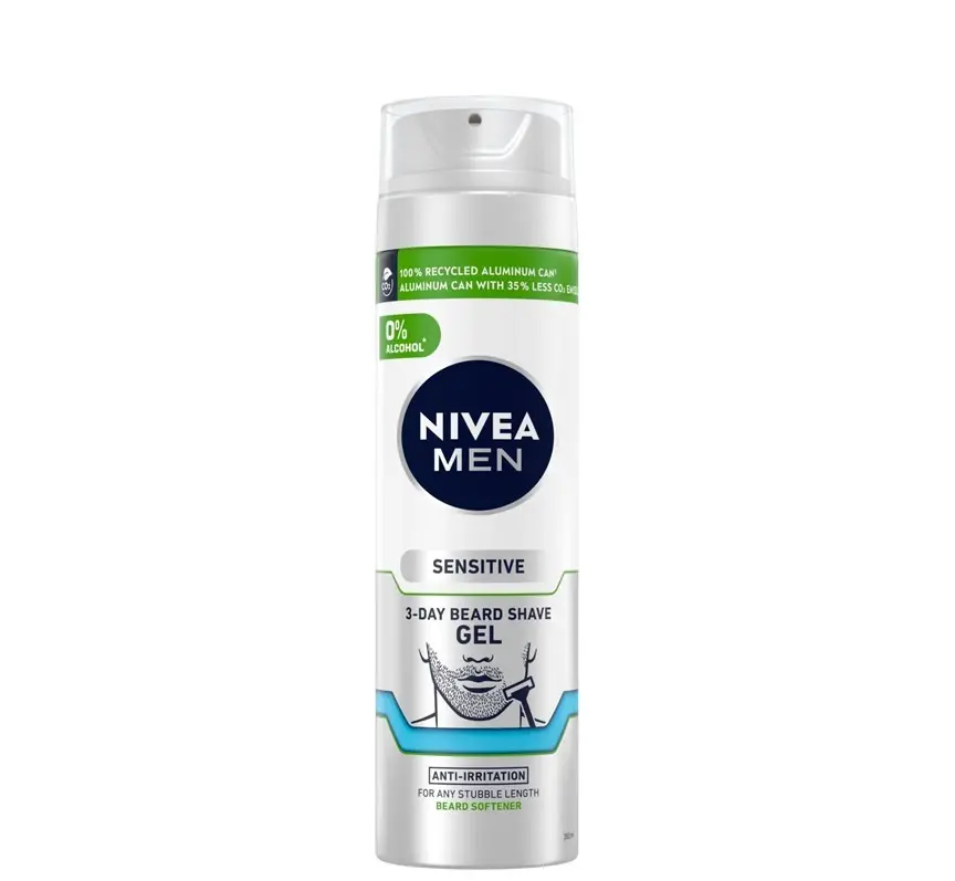 Nivea Gel za brijanje Sensitive 3day Beard  81739, 200ml