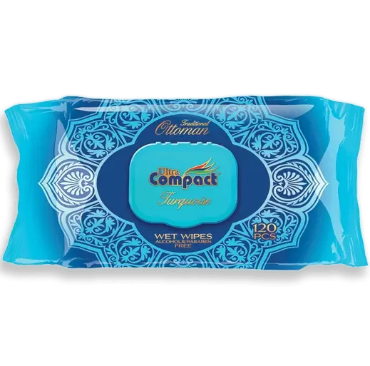 Ultra Compact Vlažne maramice Turquoise, 120 komada