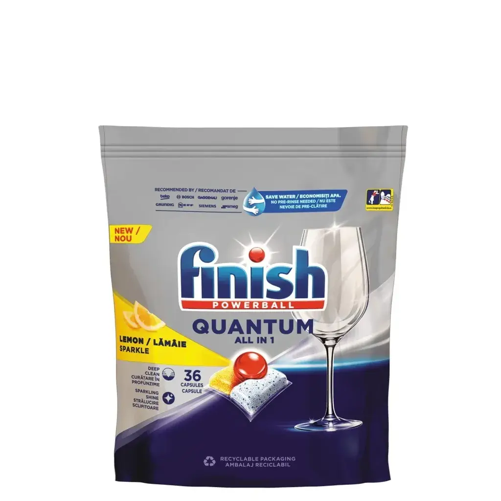 Finish Tablete za mašinu Quantum All in 1 Limun, 36 komada
