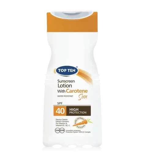 Top Ten Sun losion za sunčanje Carotene, SPF 40, 200ml