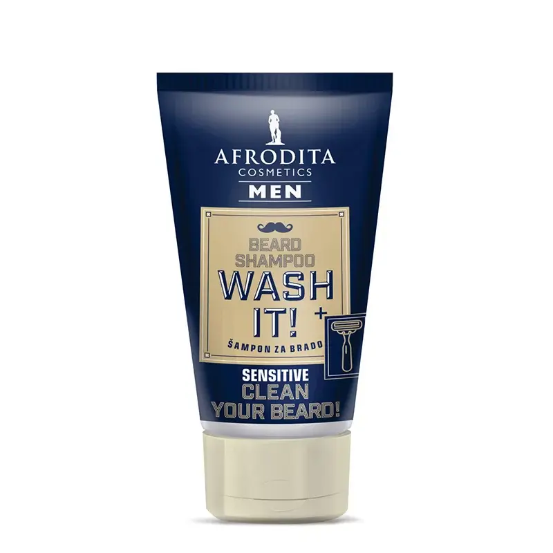 Afrodita Muški šampon za bradu i brkove, 125ml