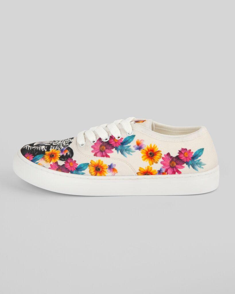 Mumka Ženske patike Leopard Cvetovi, Šarene