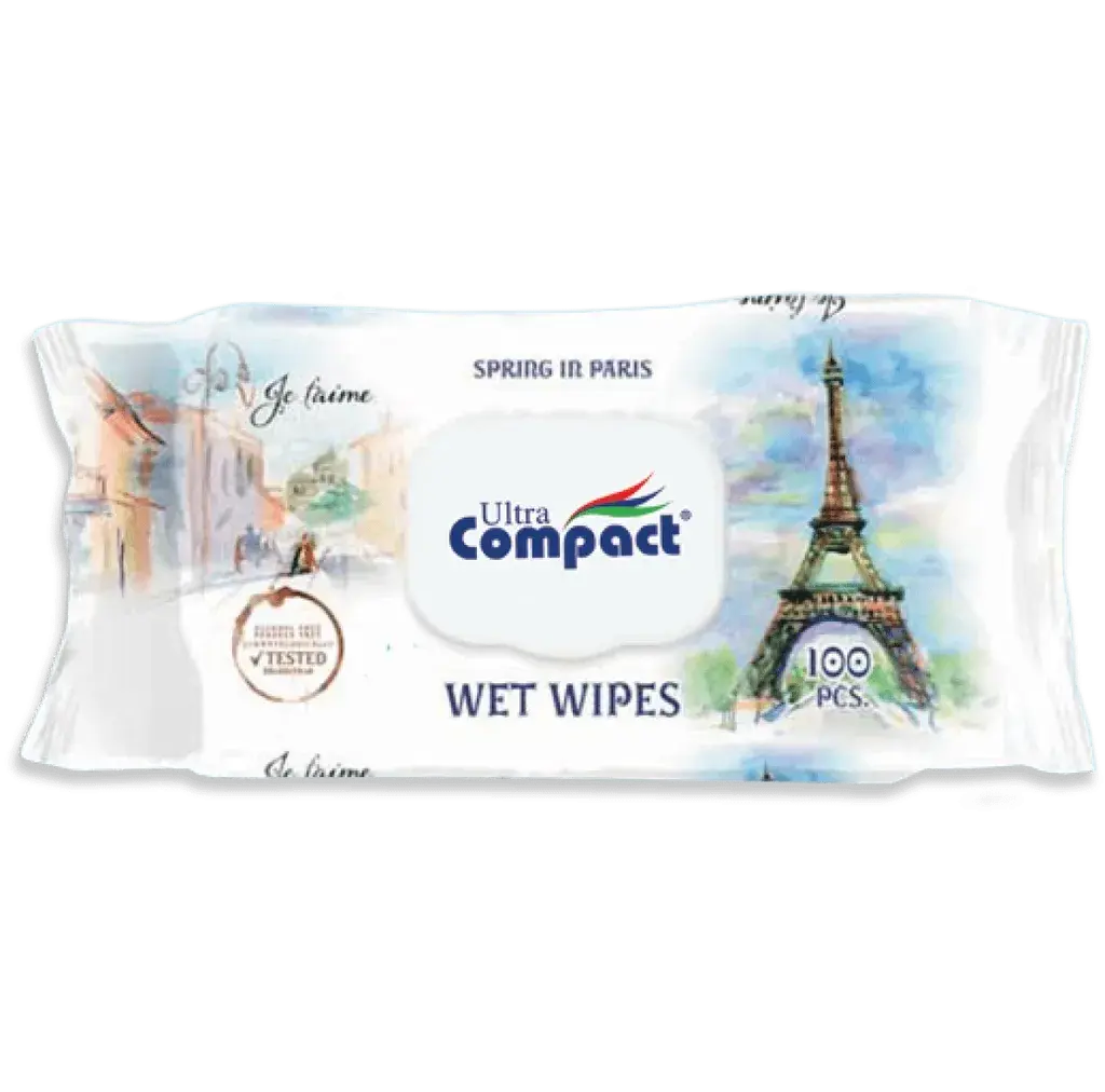 Ultra Compact Vlažne maramice Spring in Paris, 100 komada