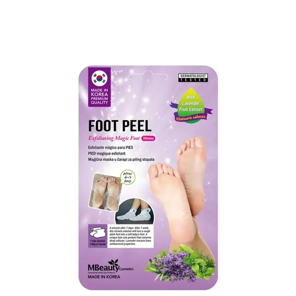 Mbeauty Pilling maska za stopala, 2x20g