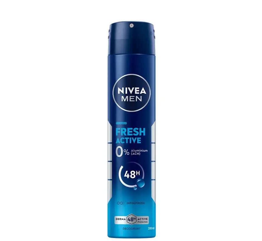 Nivea Muški dezodorans Fresh Active 81618, 200ml