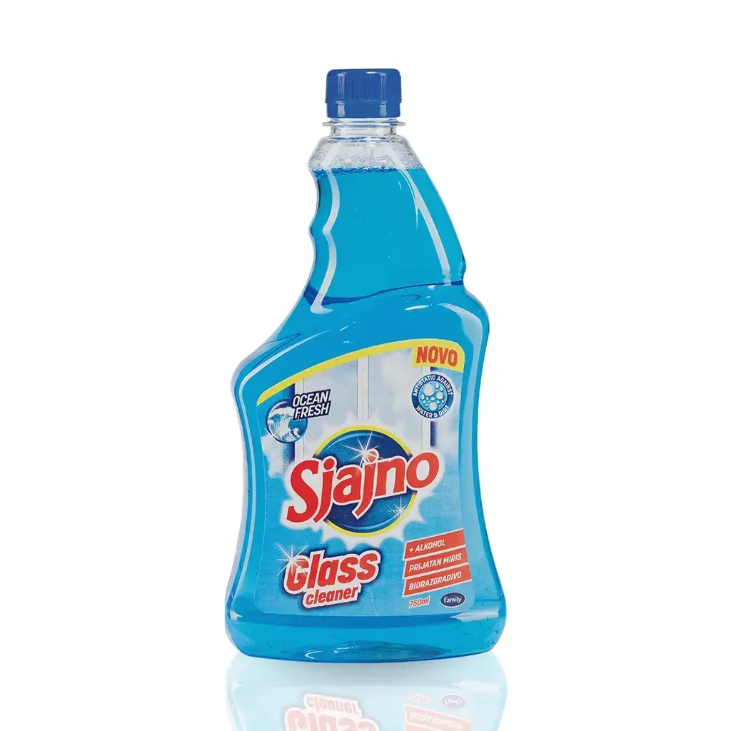 Family Sredstvo za staklo Sjajno, Okean, Refil, 750 ml